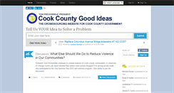 Desktop Screenshot of cookcountygoodideas.com